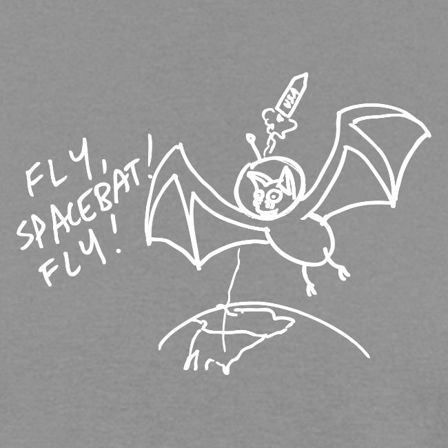 Fly Space Bat Fly Ladie's Tee (Dark)