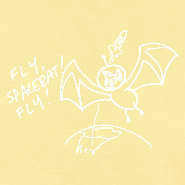 Fly Space Bat Fly Ladie's Tee (Dark)