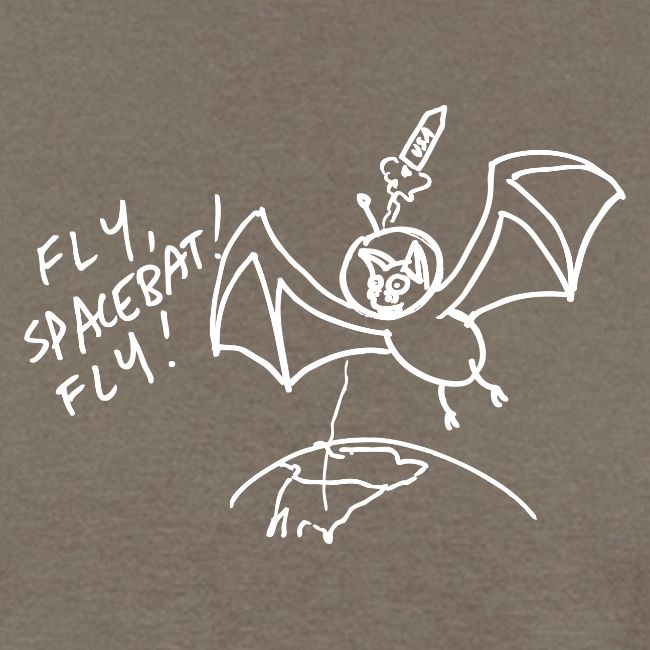 Fly Space Bat Fly Ladie's Tee (Dark)