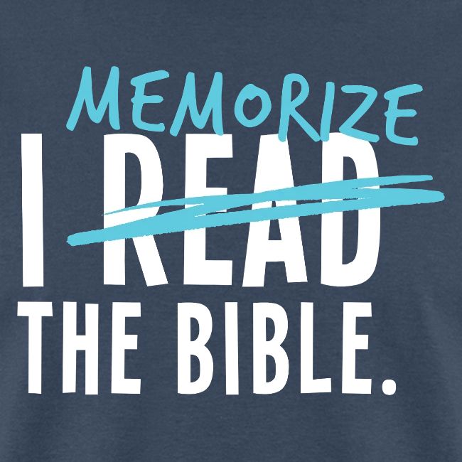I Memorize the Bible