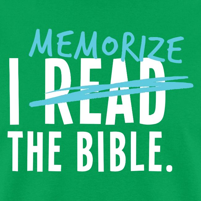 I Memorize the Bible