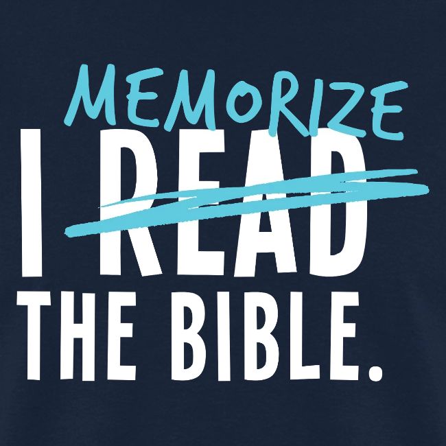 I Memorize the Bible