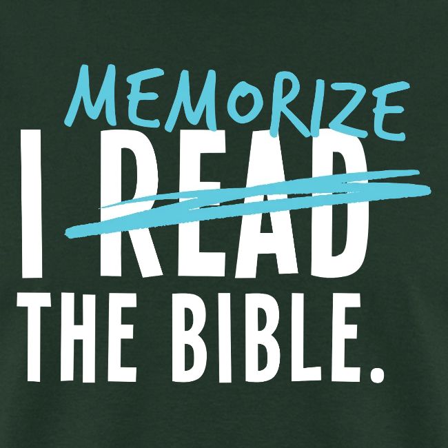 I Memorize the Bible