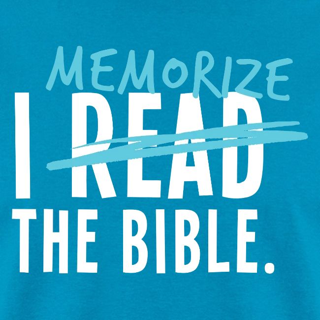 I Memorize the Bible