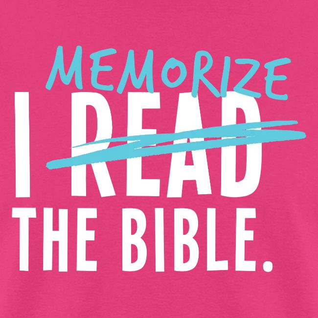 I Memorize the Bible