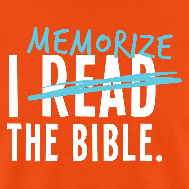 I Memorize the Bible