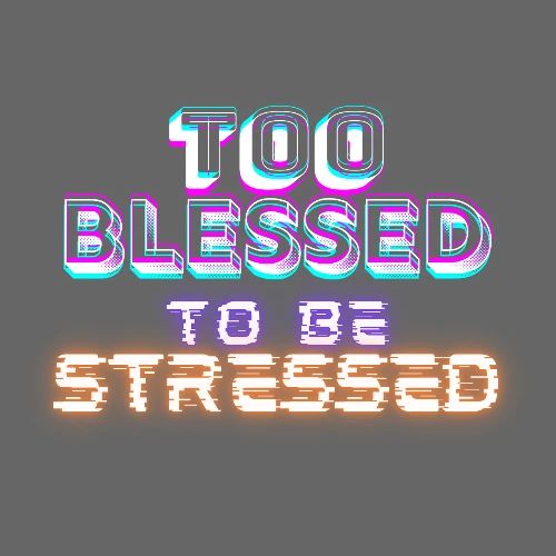 Too blessed - Men's T-Shirt