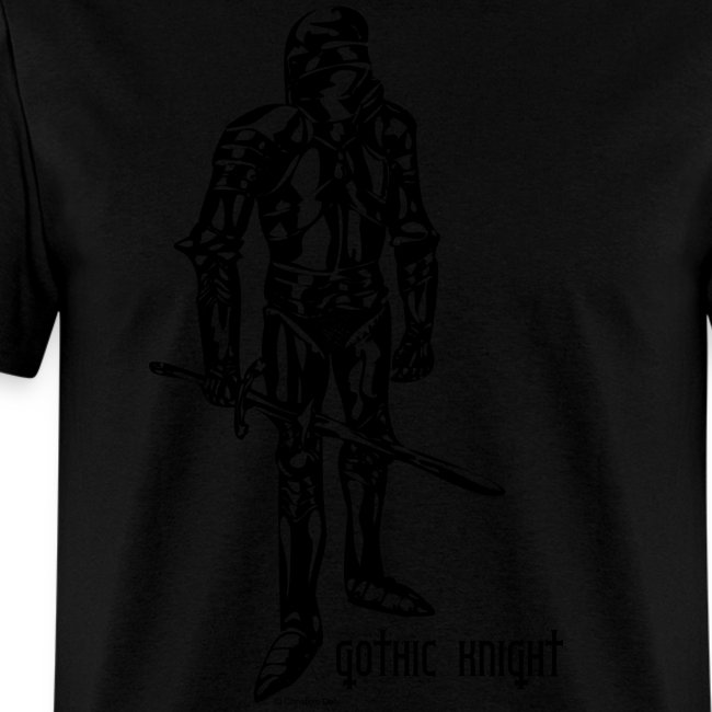 Gothic Knight Standard Mens T-shirt