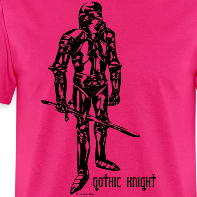 Gothic Knight Standard Mens T-shirt