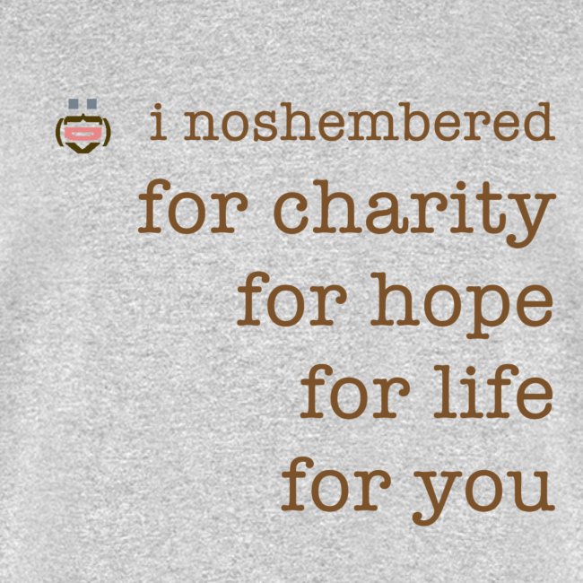noshember for charity png