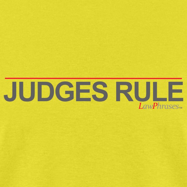 JUDGES RULE
