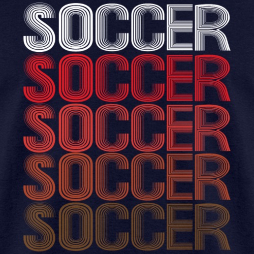 Soccer Football Striker Midfielder Winger Forward. - Men's T-Shirt