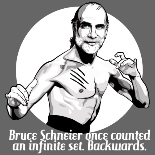 Bruce Schneier Fact #18b - Men's T-Shirt