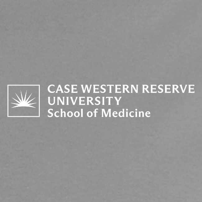 SOM Two Line Horizontal Primary Logo CWRU WHITE 1