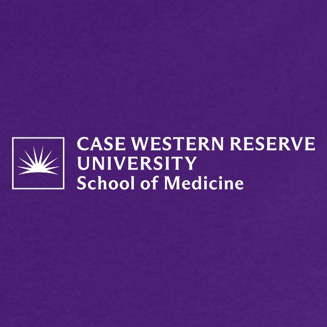 SOM Two Line Horizontal Primary Logo CWRU WHITE 1