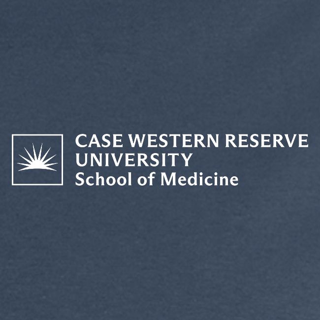 SOM Two Line Horizontal Primary Logo CWRU WHITE 1