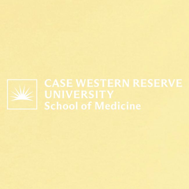 SOM Two Line Horizontal Primary Logo CWRU WHITE 1