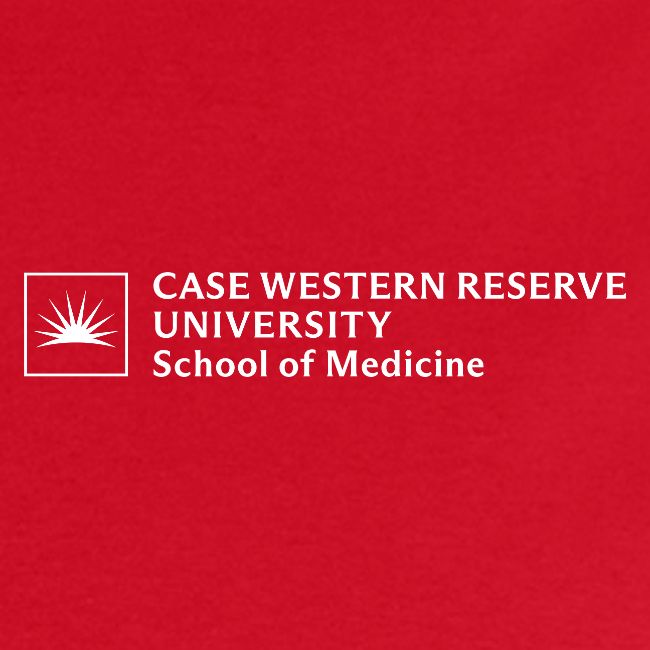 SOM Two Line Horizontal Primary Logo CWRU WHITE 1