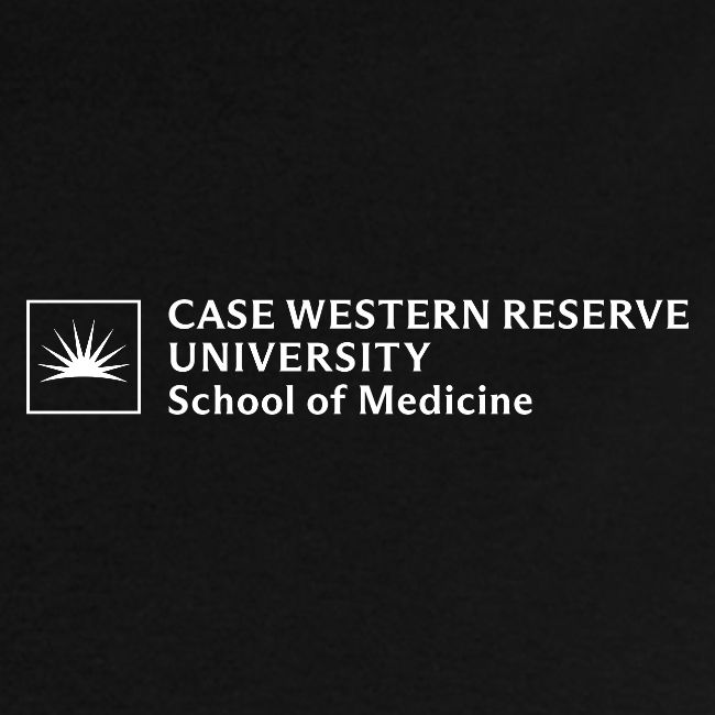 SOM Two Line Horizontal Primary Logo CWRU WHITE 1