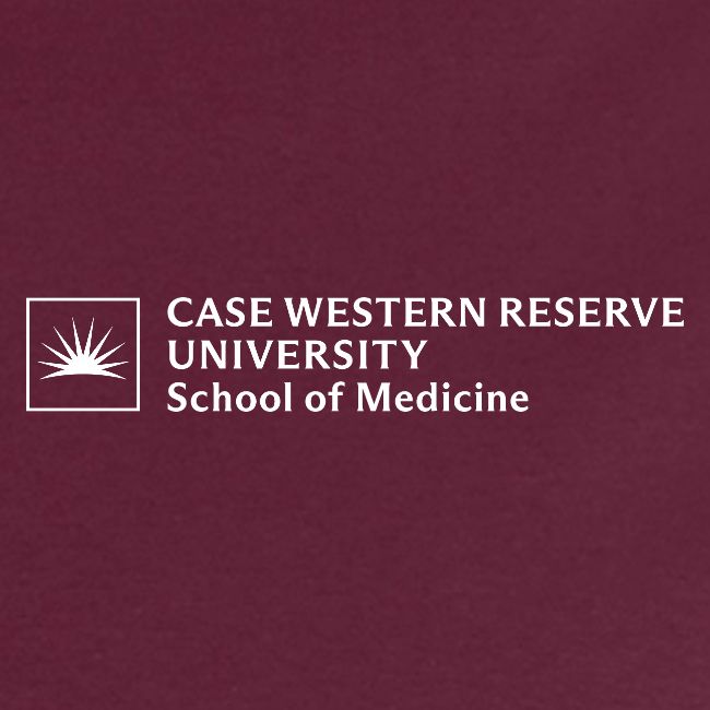 SOM Two Line Horizontal Primary Logo CWRU WHITE 1
