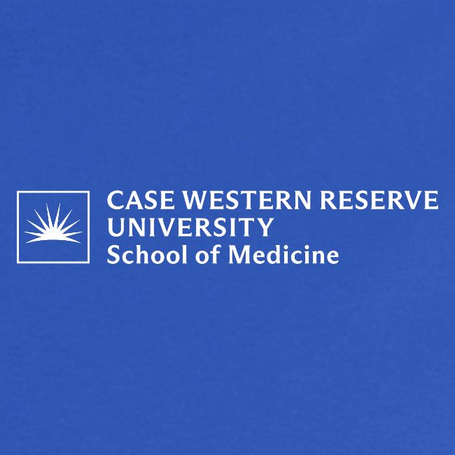 SOM Two Line Horizontal Primary Logo CWRU WHITE 1