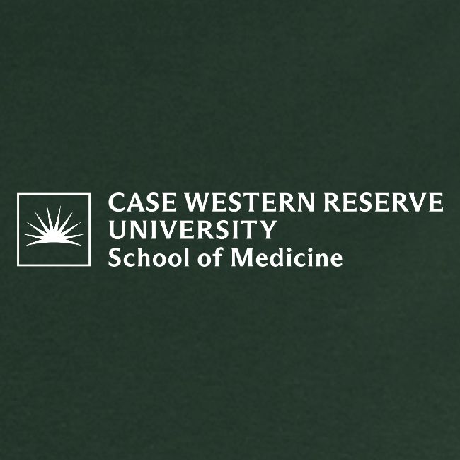 SOM Two Line Horizontal Primary Logo CWRU WHITE 1