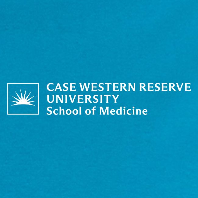 SOM Two Line Horizontal Primary Logo CWRU WHITE 1