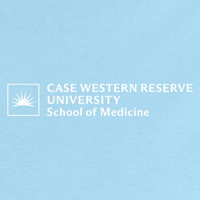 SOM Two Line Horizontal Primary Logo CWRU WHITE 1