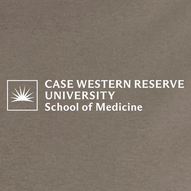 SOM Two Line Horizontal Primary Logo CWRU WHITE 1