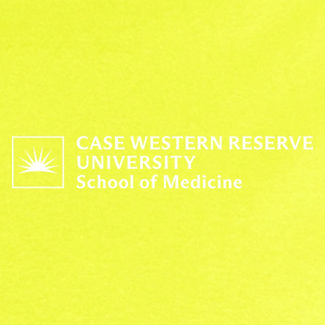 SOM Two Line Horizontal Primary Logo CWRU WHITE 1