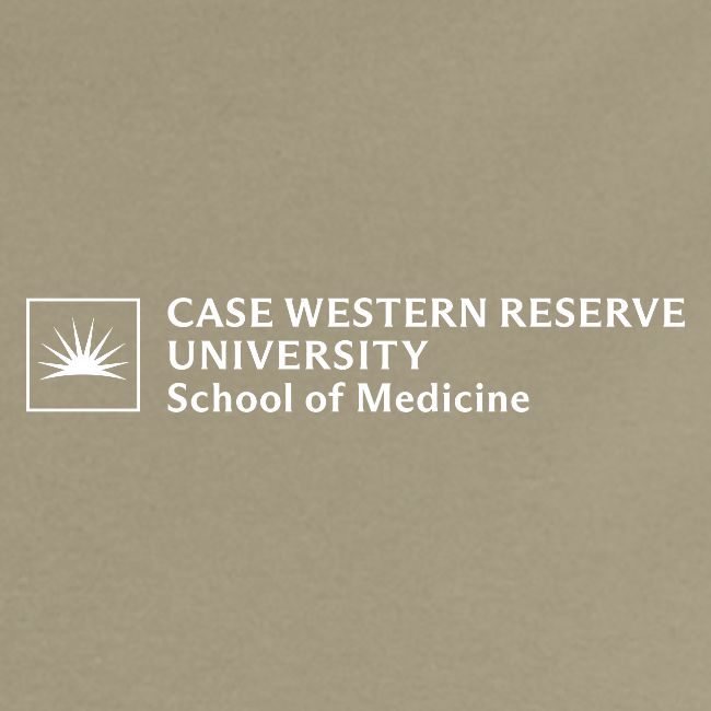 SOM Two Line Horizontal Primary Logo CWRU WHITE 1