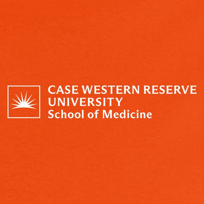 SOM Two Line Horizontal Primary Logo CWRU WHITE 1