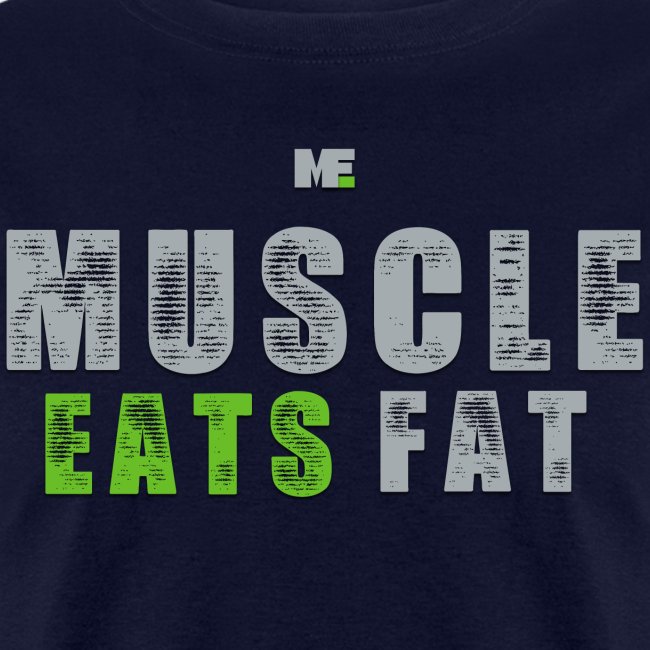 Muscle Eats Fat (Seahawks Gray)