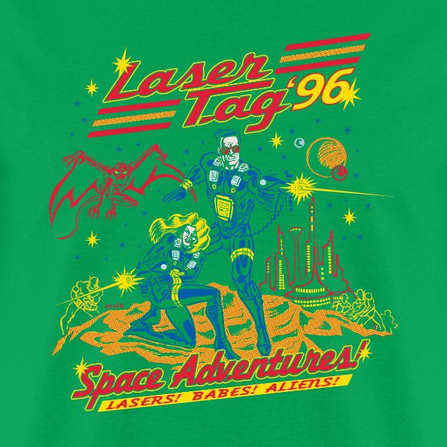 Laser Tag'96 Retro Tee