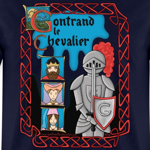 Gontrand le Chevalier - T-shirt pour hommes