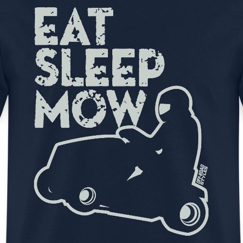 Eat Sleep Lawnmower Race - Men's T-Shirt