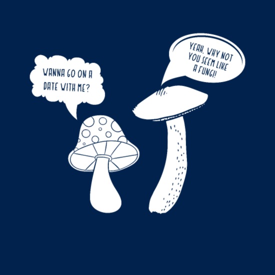 Mushroom Meme Design Graphic Like A Fungi' Men's T-Shirt | Spreadshirt