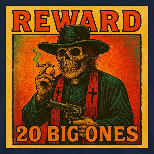 Outlaw Skull Reward Poster