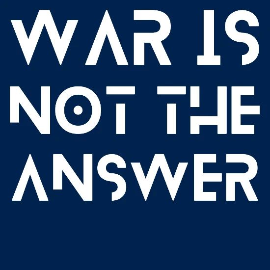 War Is The Answer Logo Tag: P2G | Jewish Federation Of Greater