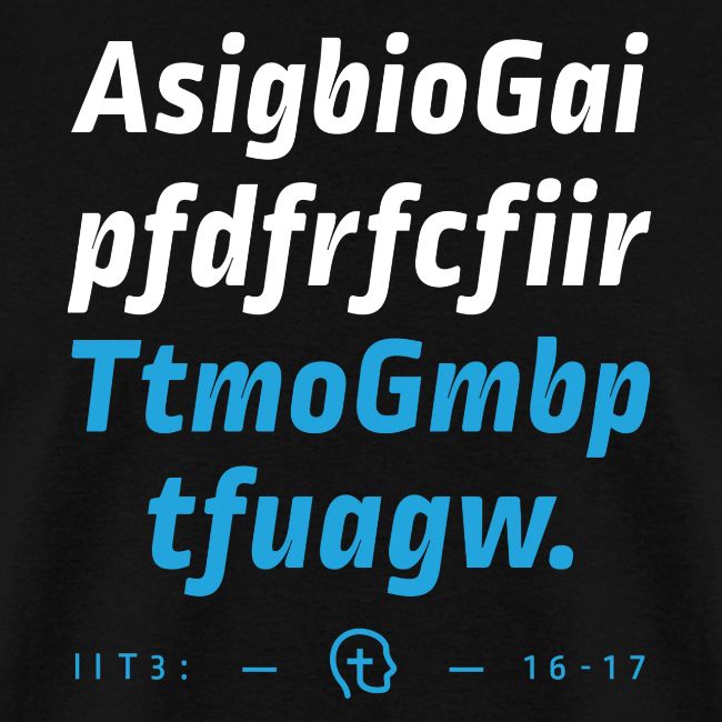 2 Timothy 3:16-17 (KJV) First Letter Method