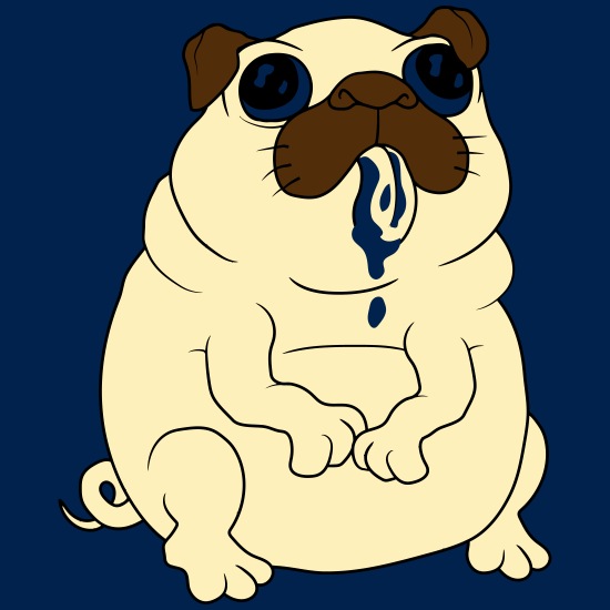 Little fat pug' Men's T-Shirt | Spreadshirt