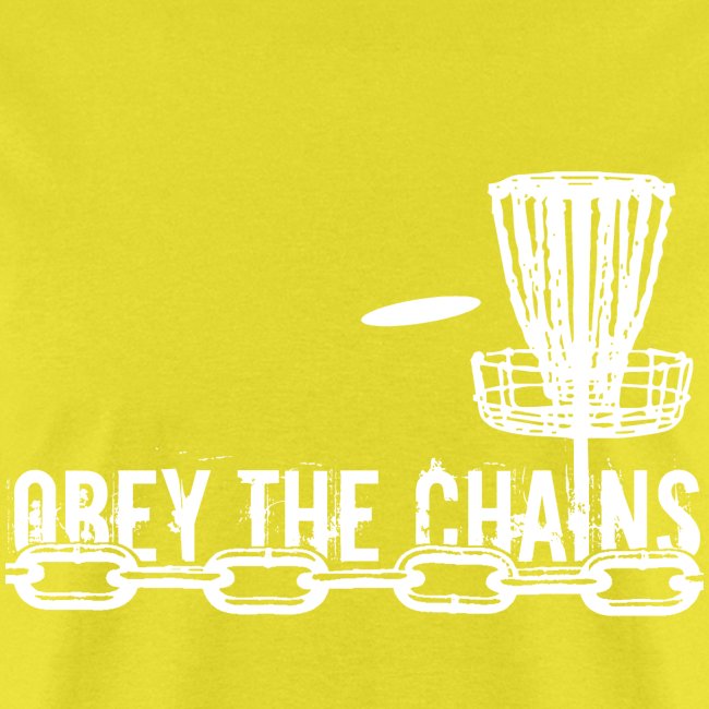 Obey the Chains Disc Golf White