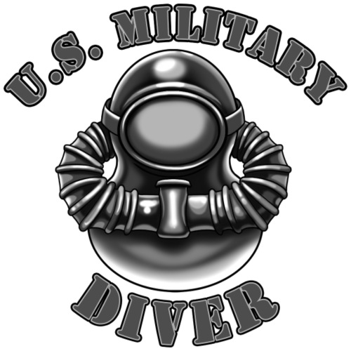 Military Scuba Diver - Men's T-Shirt