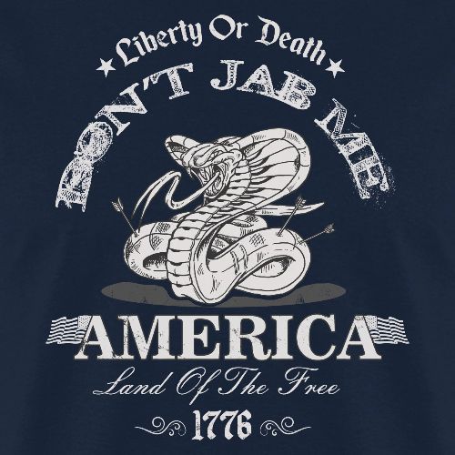 Don't Jab Me (Light Text) - Men's T-Shirt