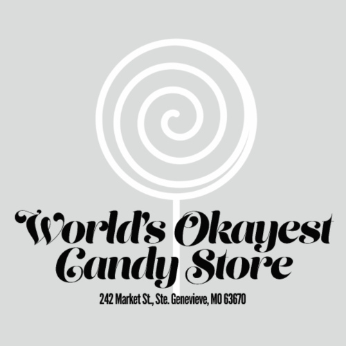 World's Okayest Candy Store: White - Men's T-Shirt