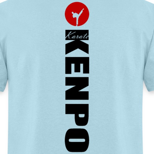 vertical kenpo with sun dark - Men's T-Shirt