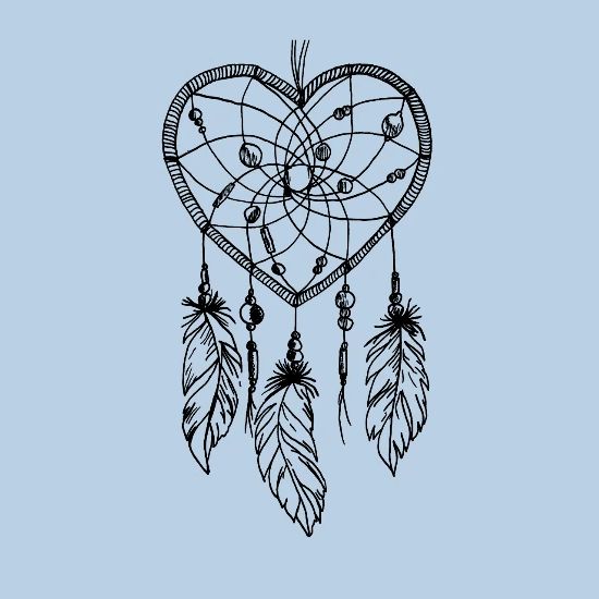 dreamcatcher outline