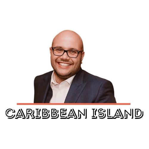 Caribbean Island - Men's T-Shirt