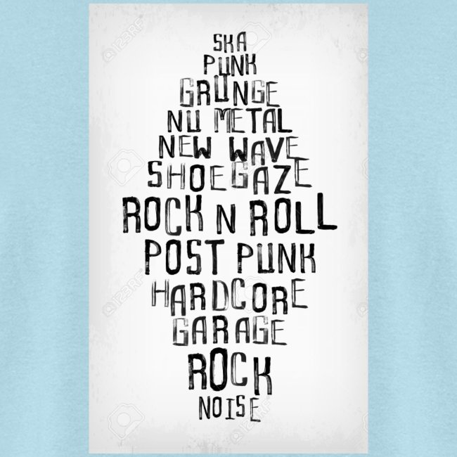 33662643 Rock music styles tag cloud grunge oldsch
