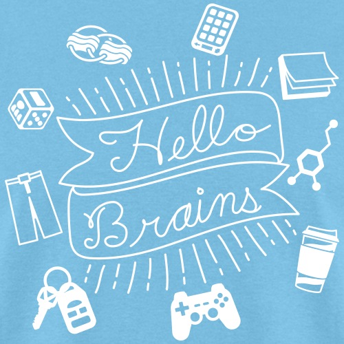Hello Brains! - Men's T-Shirt